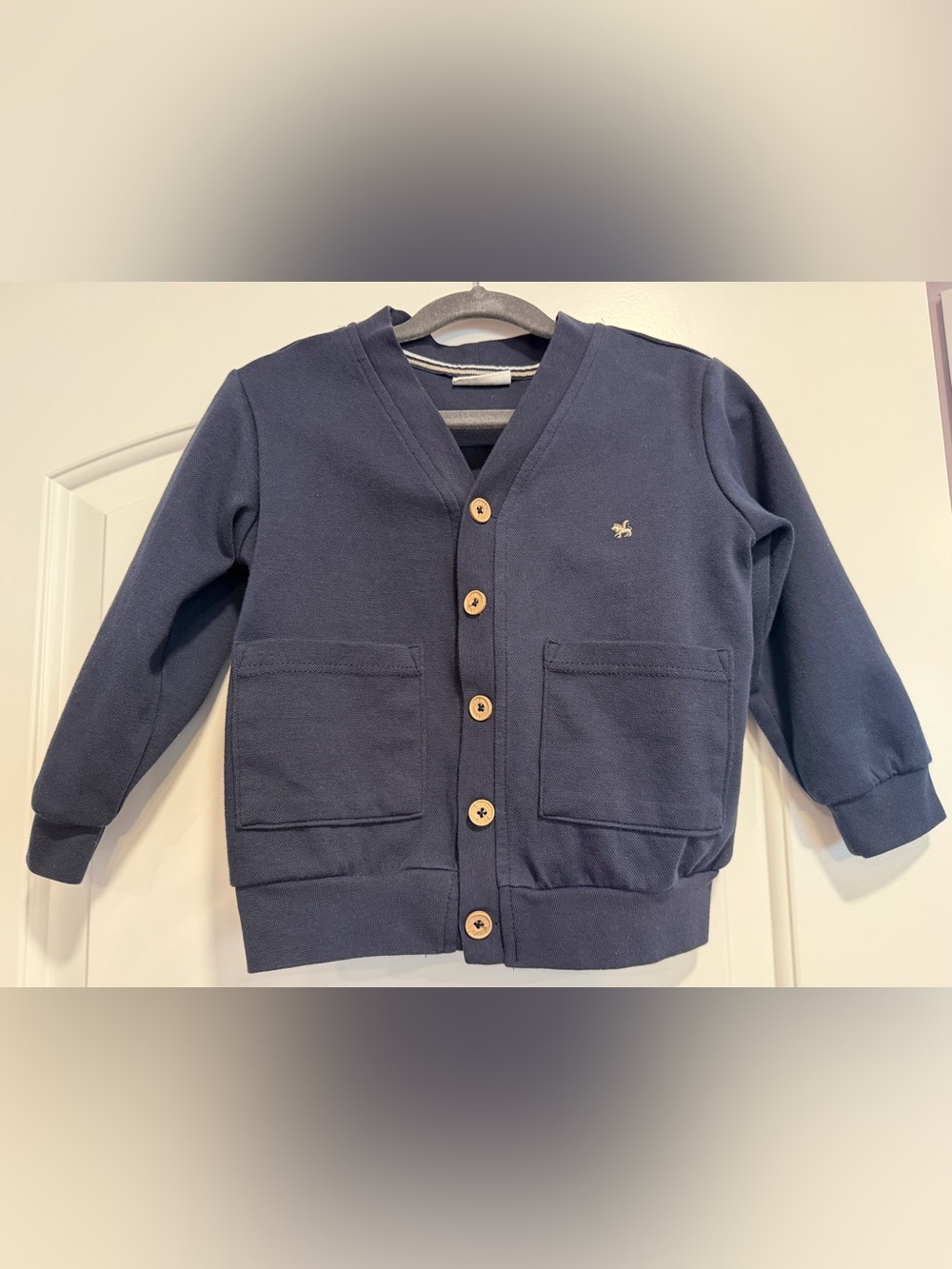 V-Neck Button Cardigan-Coccodrillo